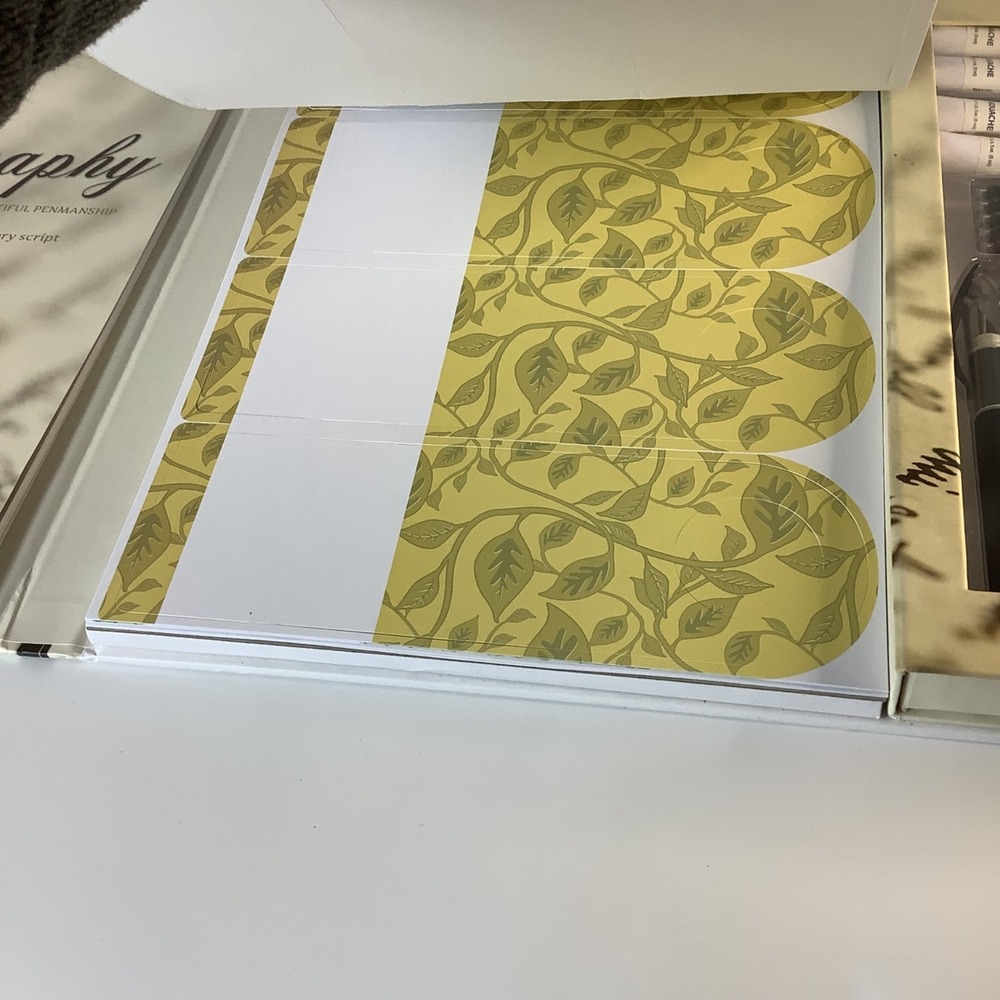 SpiceBox Master Class Calligraphy Kit Step by Step New - Picture 7 of 12